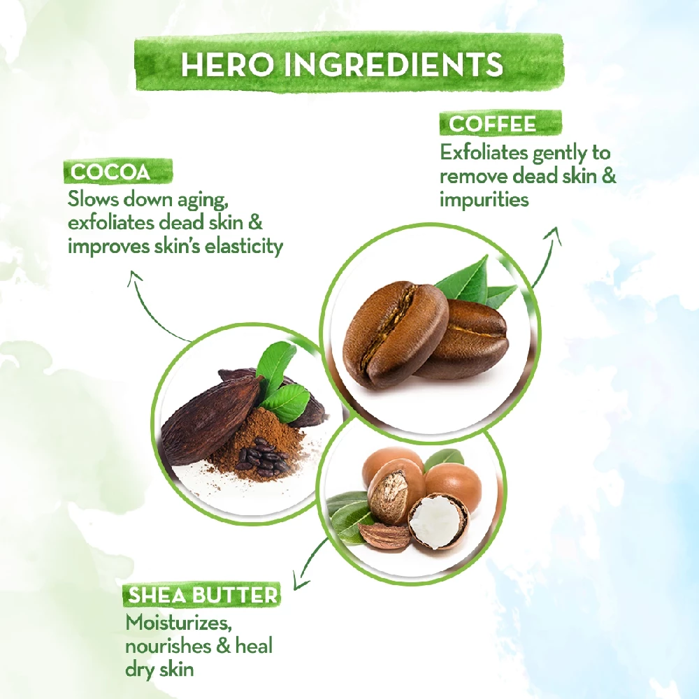 CoCo Face Scrub with Coffee and Cocoa for Rich Exfoliation, 100g-4.webp